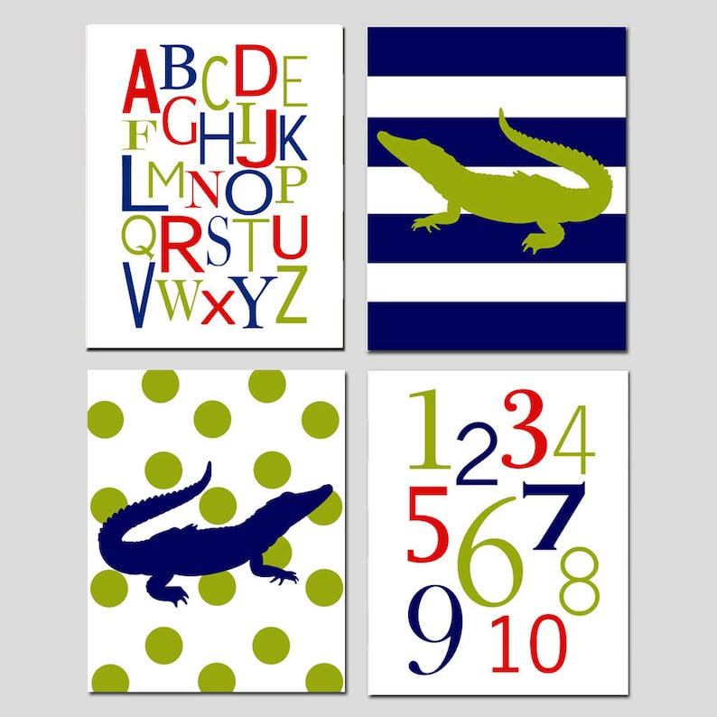 alligator nursery decor