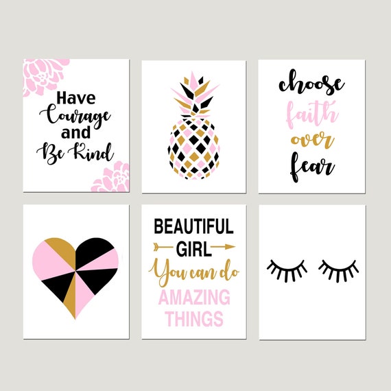 Teenage Wall Quotes Motivational Wall Art Decor With Positive Quotes,