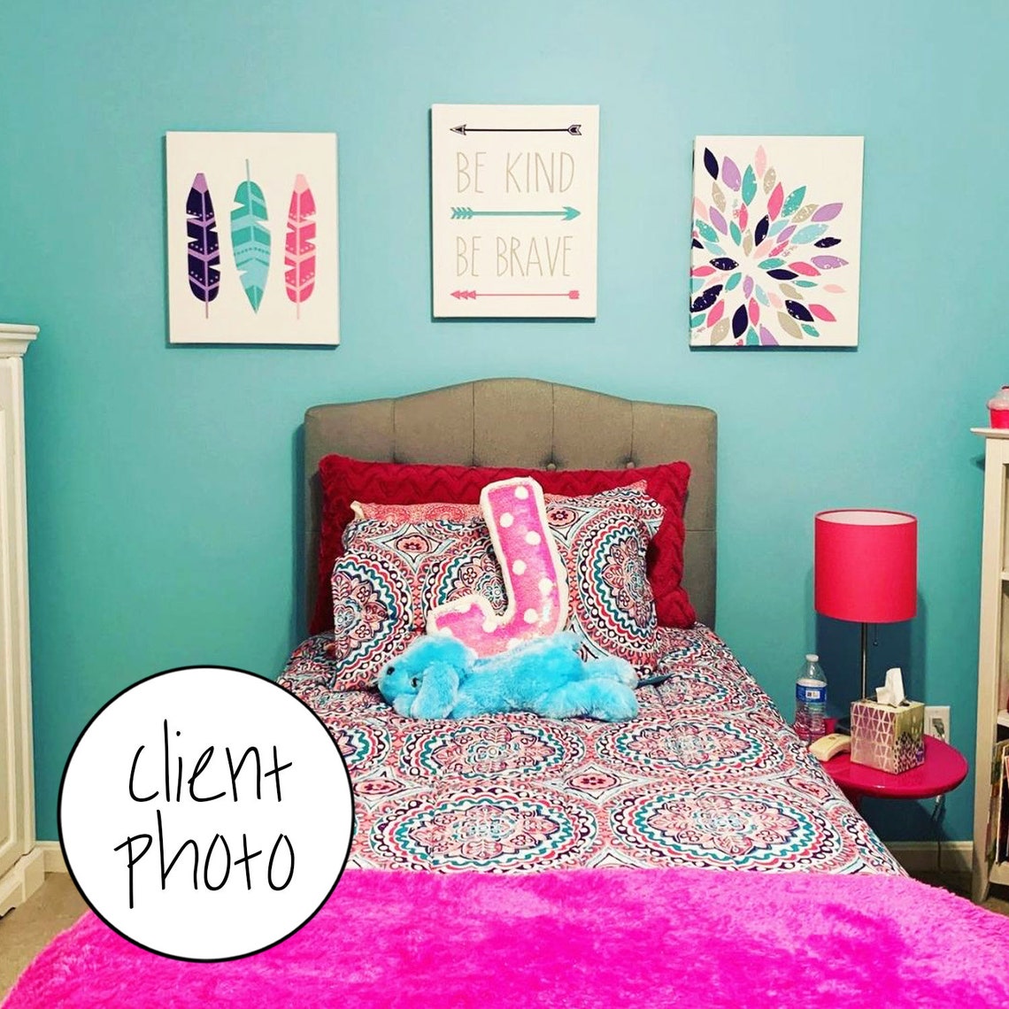 Girl Bedroom Decor Girl Room Wall Decor Teen Girl Room Decor Etsy