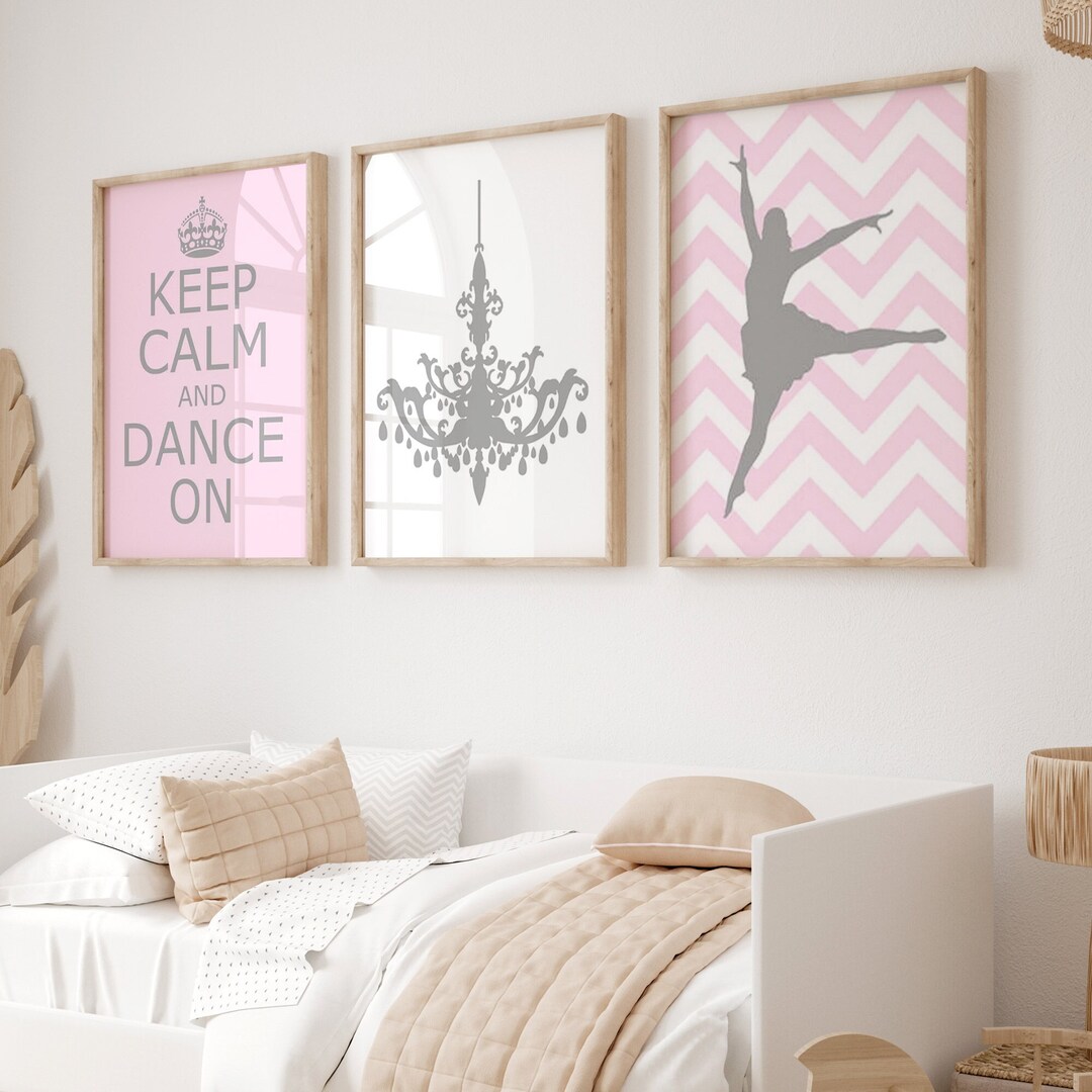 Dance Decor, Dance Wall Art Girl Room Decor, Ballerina Wall Art, Dance