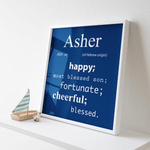 Impressão de significado de nome personalizado, arte moderna para berçário, ótimo presente para crianças, arte de parede para berçário, decoração de quarto infantil, arte de parede, presente personalizado para crianças
