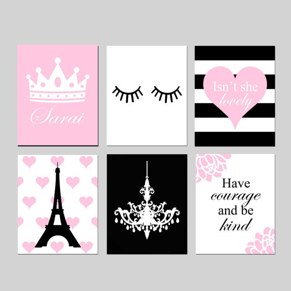 Pink and black bedroom decor deals