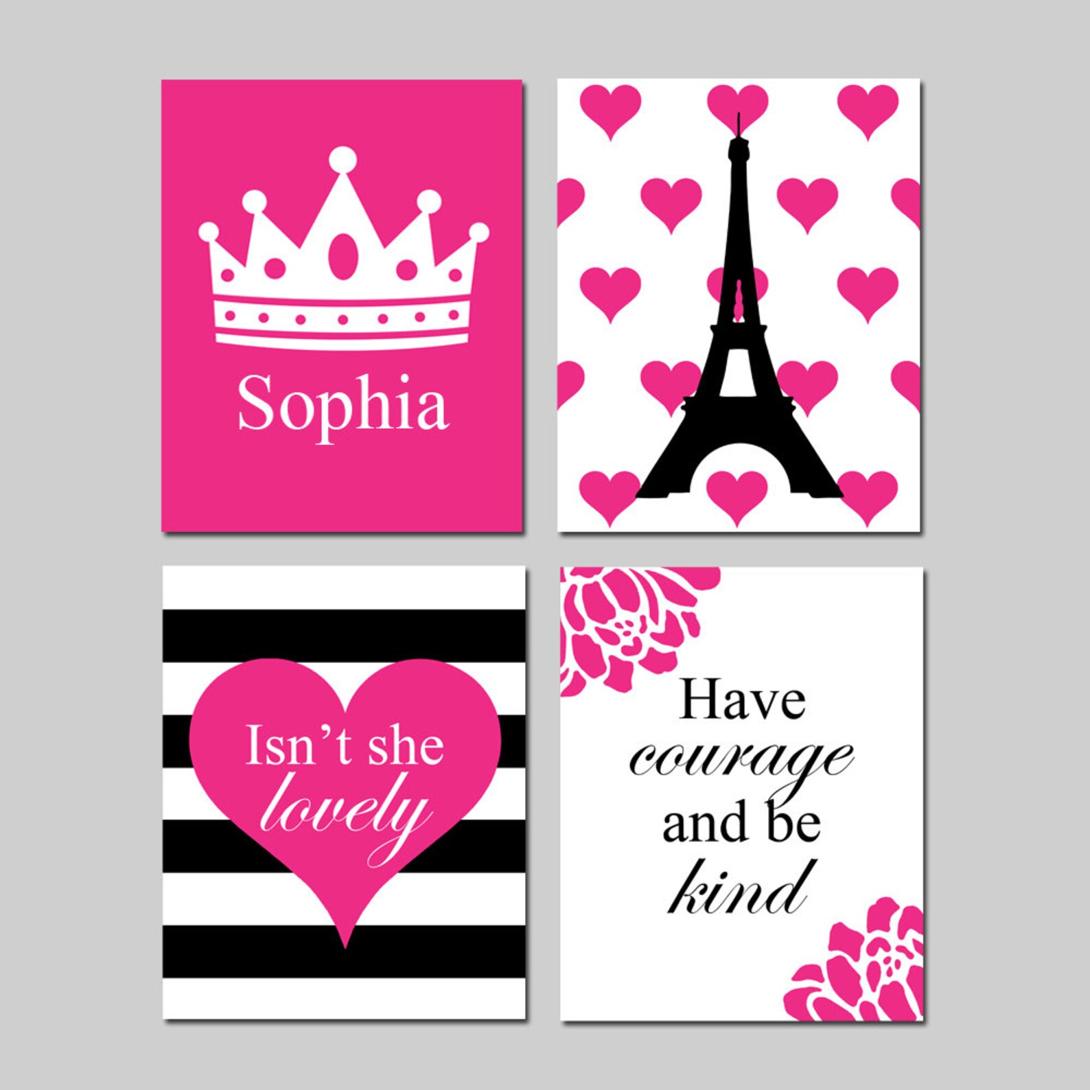 Paris Wall Art Paris Bedroom Decor Paris Bedroom Art Girl Room Decor Eiffel Tower Heart, Isn't