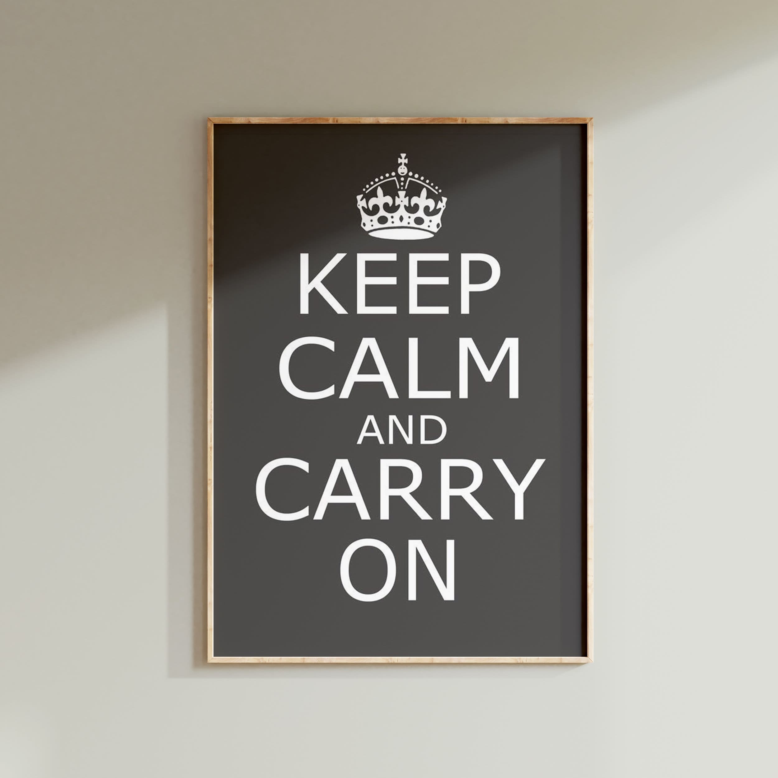 Keep Calm and Carry on - Inspirational Quote Print - Popular Quote Keep Calm and Carry on - Inspirational Quote Print - Popular Quote