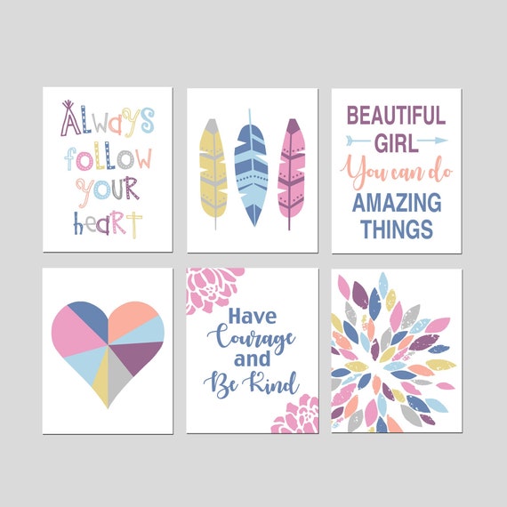 Teenage Wall Quotes Motivational Wall Art Decor With Positive Quotes,