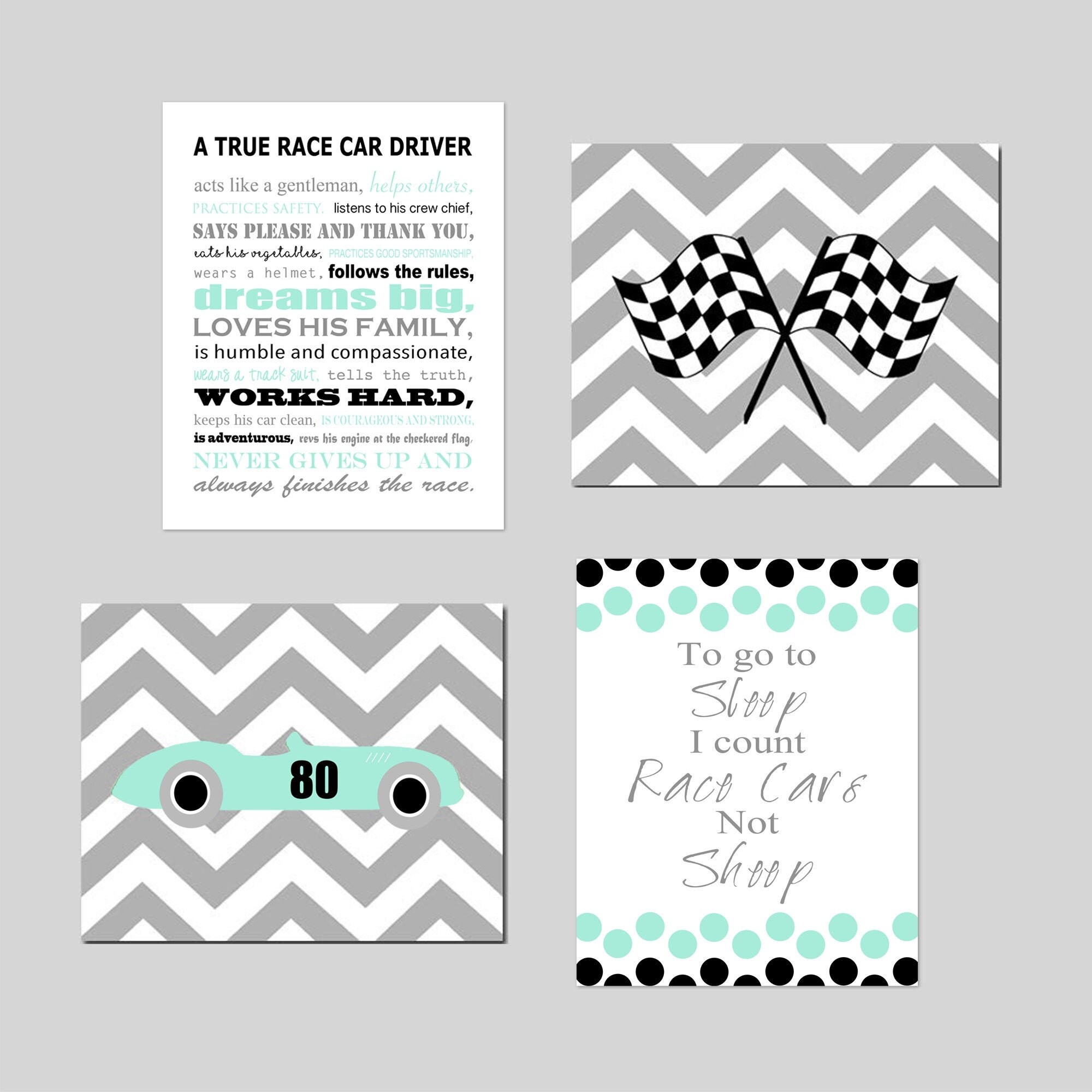 Race Car Nursery Art Racing Nursery Decor Race Nursery Art Etsy