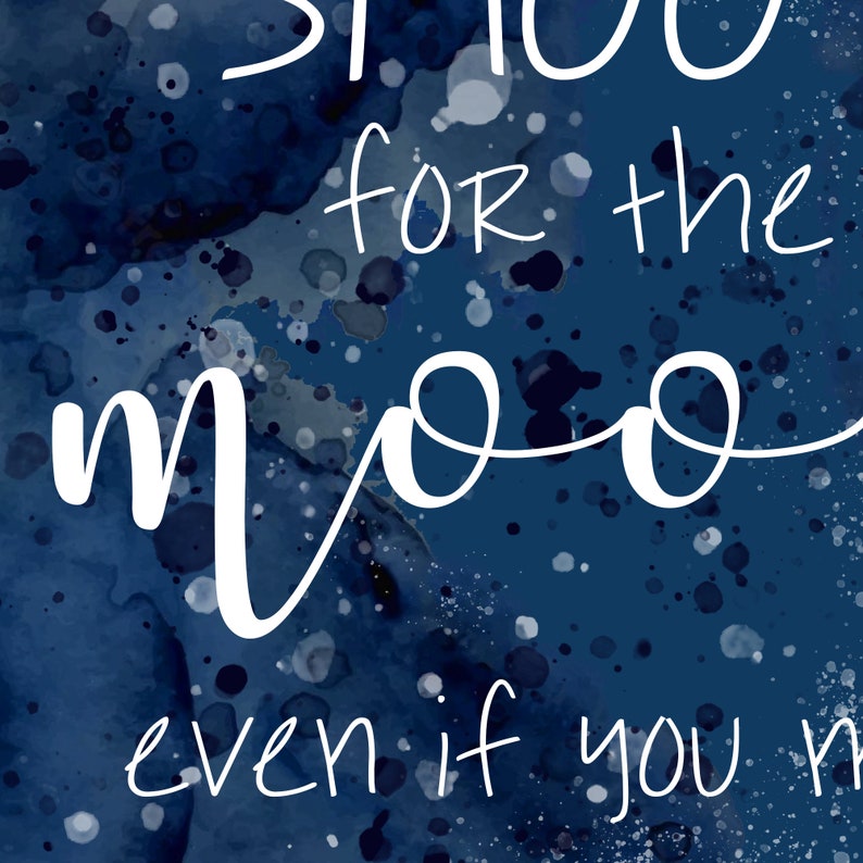 Celestial Nursery Decor Shoot for the Moon Nursery Quote Etsy