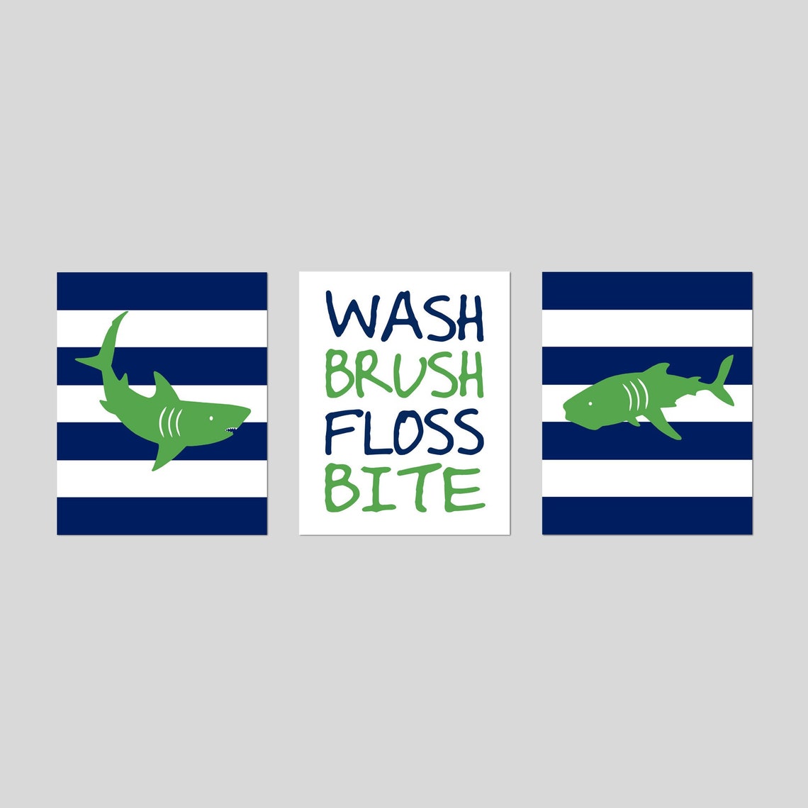 Shark Bathroom Art Shark Bathroom Decor Shark Wall Art Boy Etsy