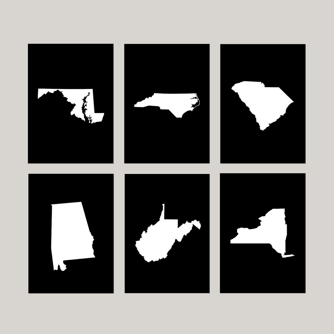 State Art State Wall Art State Wall Decor State With Heart Etsy