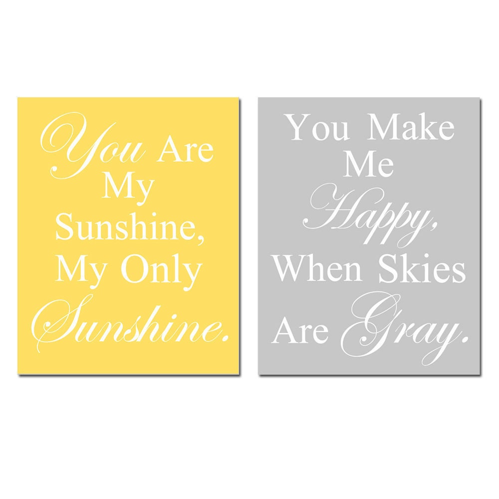 Home Décor You are my Sunshine my only sunshine on canvas wall art Wall