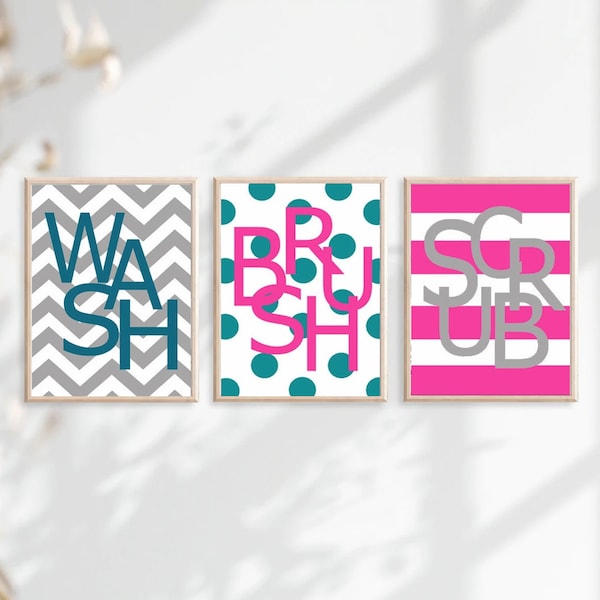 Teen Bathroom Art - Etsy