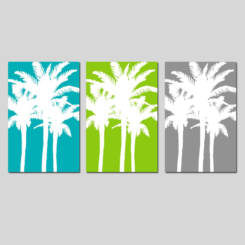 Palm Tree Print Palm Tree Wall Art Tropical Prints Modern