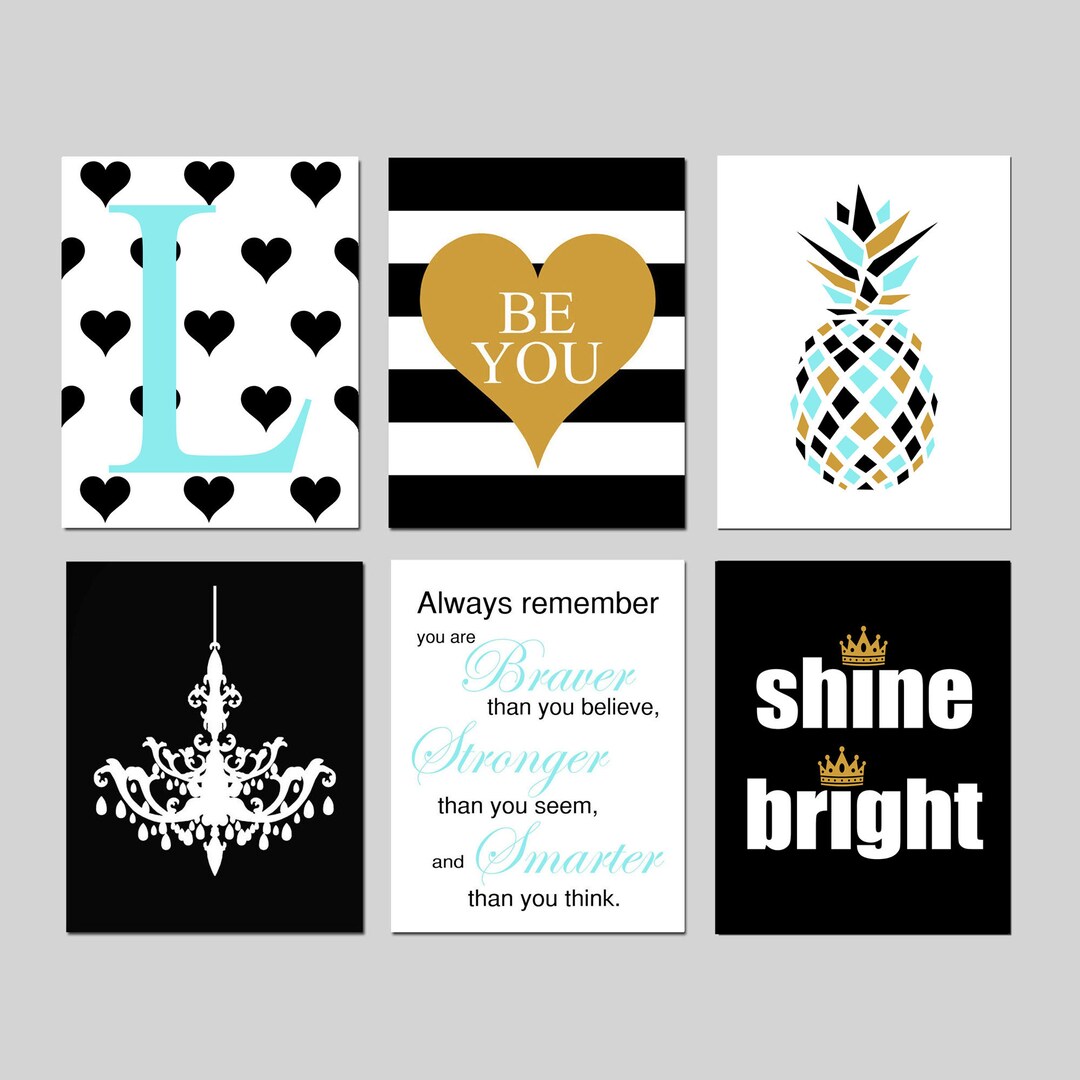 Tween Girl Room Decor, Inspirational Quotes for Girls, Teen Bedroom ...