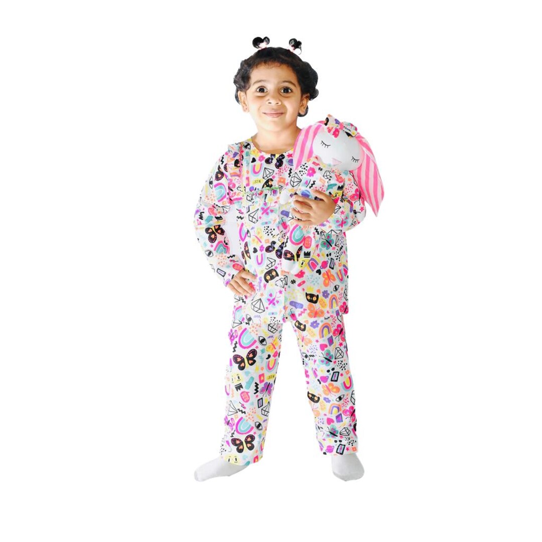 LilPicks Funky Animal Print Nightsuit