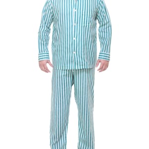 Men&#39;s Pajamas Set, Lined Pj Sets for Men, 100% Cotton Long Sleeves and Pajamas pants Classic, Lounge Set, Breathable And Light Cotton Pjs