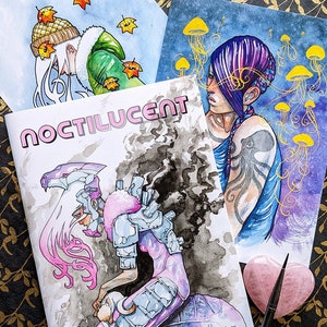 Noctilucent Limited Edition Art Book and Mini Print Set
