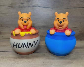 Figura de Winnie the Pooh: Variaciones de tarro de miel y tarro azul