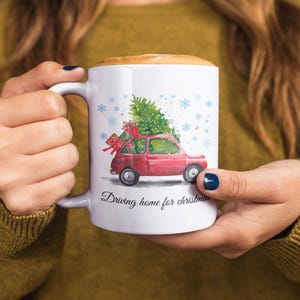 Christmas mug, retro Christmas mug, ceramic Christmas mug, mug for Christmas fans, sentimental Christmas mug (330 ml)