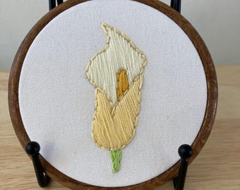 Callalily Calla Lily hanging embroidery