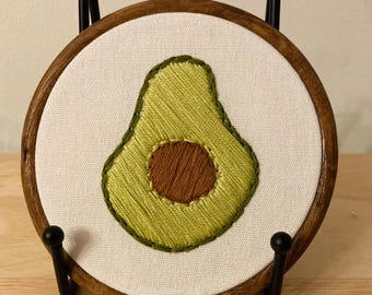 Avocado hanging embroidery