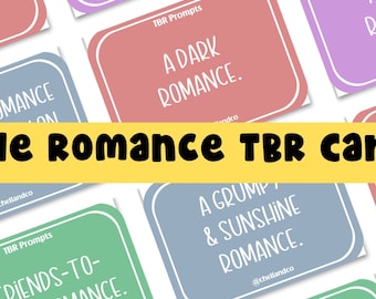 Romance Book TBR Prompts – 32 Reading Challenge Prompts (Digital Download)
