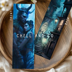 Fantasy Couple Bookmark - Magical Realm - Romantic Couple - Mystical World - Fairytale Romance Bookmark - Romantic Charm