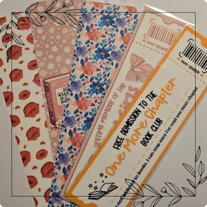Bookmark Pack - Surprise Bundle of Bookmarks - Surprises for Book Lovers - Mystery Bookmarks - Bookworms - Happy Reading