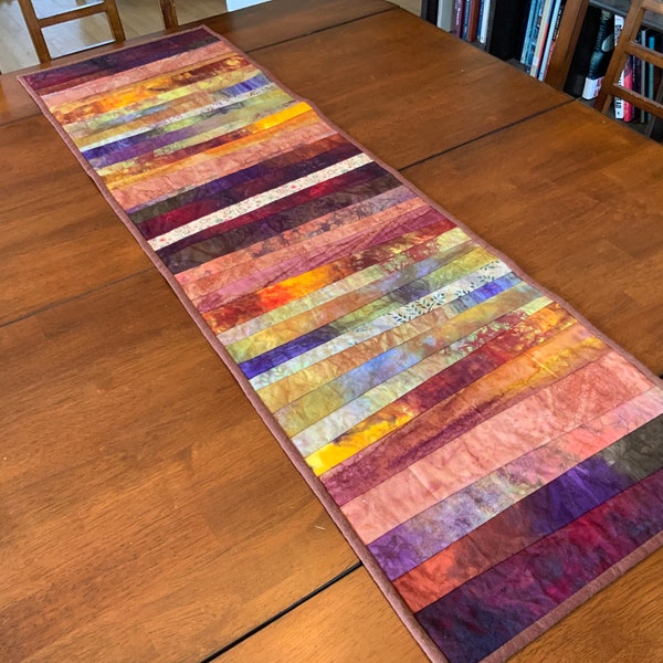 Quilt-as-you-go Table Runner