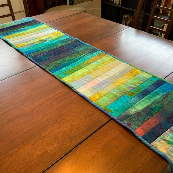 Quilt-as-you-go Table Runner