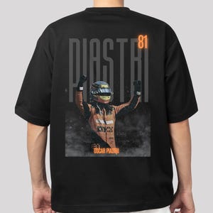 Oscar Piastri Formula 1 McLaren Unisex T-Shirt - Racing Fan Gift, Motorsport Apparel, Race Car Lover Tee, Grand Prix Clothing, F1 Racing