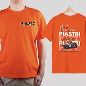 Oscar Piastri T-shirt, Mc Laren, Formula 1 Unisex Softstyle Tee - Racing Fan Gift, F1 Apparel, Motorsport Clothing, Race Car Enthusiast