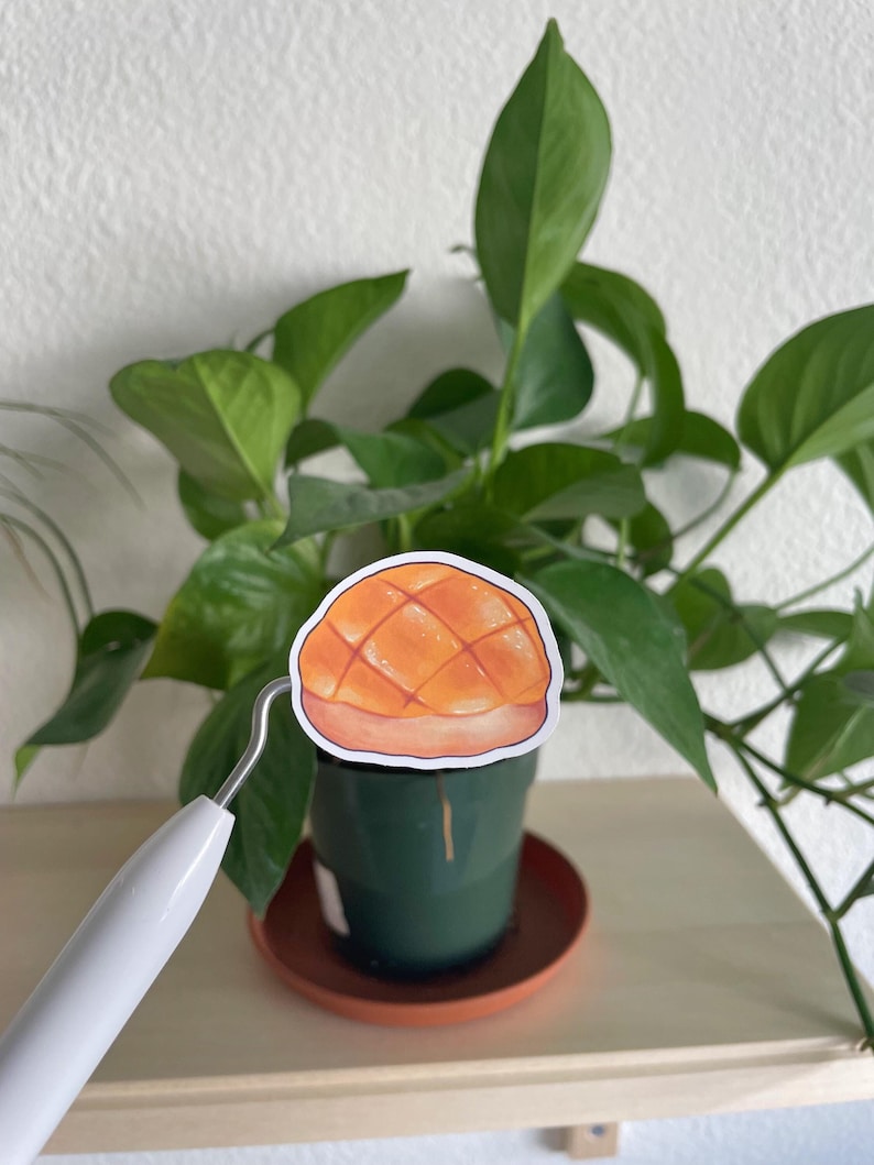 Pineapple Bun Sticker Matte Vinyl Weatherproof Asian Dimsum Food