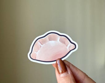 Dumpling Sticker: Matte Vinyl, Weatherproof, Asian Food