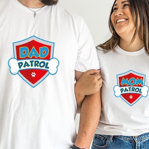 Patrol Birthday Shirt, Family Patrol Tshirt, Patrol Birthday Boy/Girl Shirt, Family Matching Birthday Shirts, Patrol Tee, Mom And Dad Patrol
