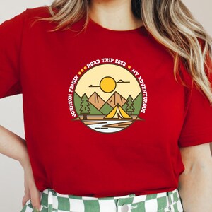 Family Customized Camping Shirt, Camping Shirt, Hiking Shirt, Nature Shirt, Adventure Gift, Travel Shirt, Nature Lover Gift, Camping Gift