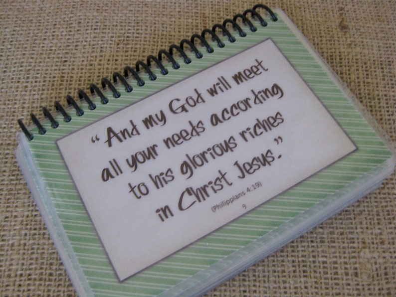 Laminated Bible Verse Cards God's Word for Challenging Etsy