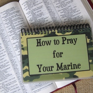 How to Pray for Your Marine, Spiral-Bound, Laminated Prayer Cards