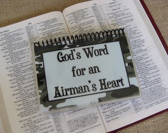 God's Word for an Airman's Heart, Spiral-Bound, Laminated Bible Verse Cards