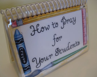 How to Pray for Your Students, Spiral-Bound, Laminated Prayer Cards