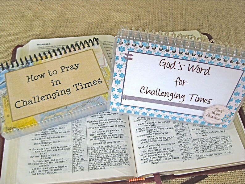 SALE How To Pray In Challenging Times God s Word For Etsy