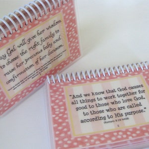 SALE How to Pray for a Birthmother/God's Word for a Birthmom's Heart Combo Set, Laminated Cards, Spiral-Bound image 3