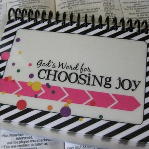 God&#39;s Word for Choosing Joy, Scripture Memorization Cards, Laminated and Spiral-bound
