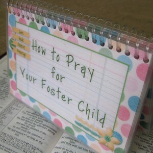 How to Pray for Your Foster Child, Laminated Prayer Book, Spiral-Bound image 2