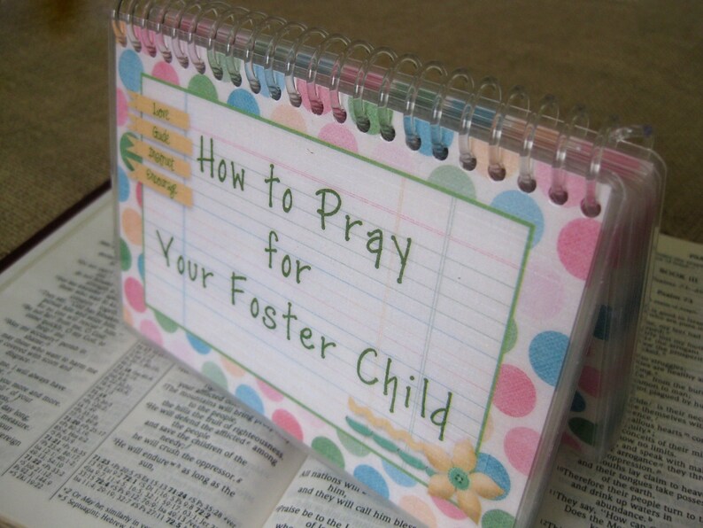 How to Pray for Your Foster Child, Laminated Prayer Book, Spiral-Bound image 2