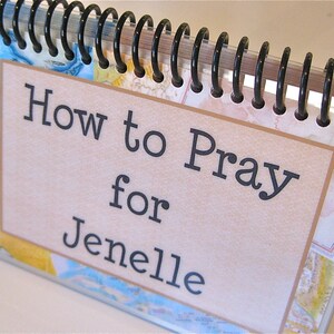 How to Pray for Your Grown Children, PERSONALIZED, Spiral-Bound, Laminated Prayer Cards