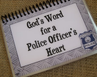 God's Word for a Police Officer's Heart, Spiral-Bound, Laminated Bible Verse Cards