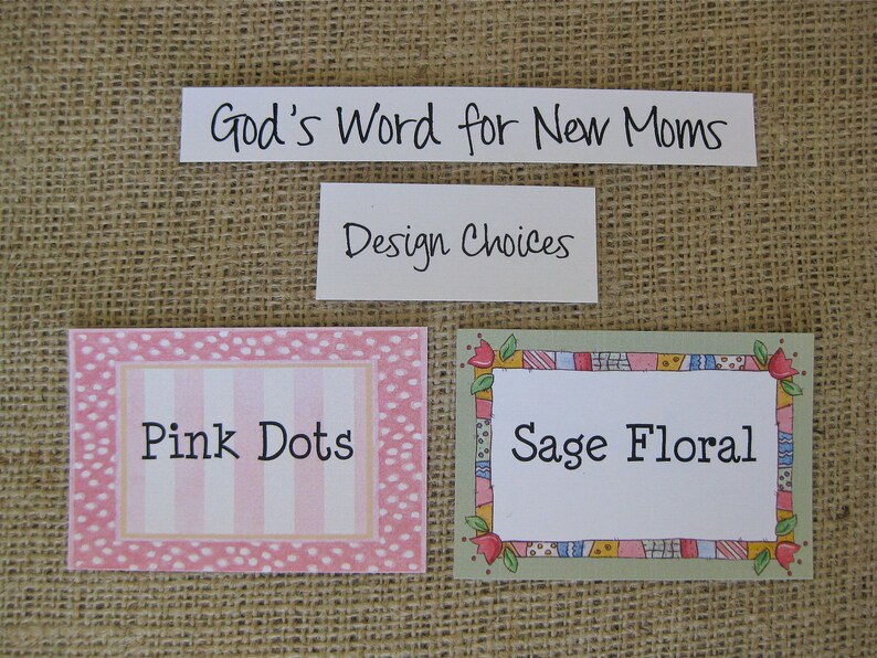 God's Word for New Moms, Spiral-Bound, Laminated Bible Verse Cards image 4