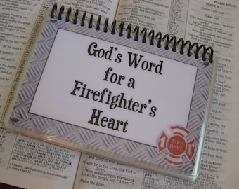 God's Word for a Fire Fighter's Heart, Spiral-Bound, Laminated Bible Verse Cards