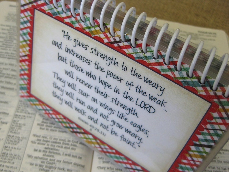 God's Word for New Parents PERSONALIZED, Spiral-Bound, Laminated Bible Verse Cards image 3