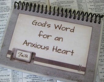 God's Word for an Anxious Heart, Sprial-Bound, Laminated Scripture Cards